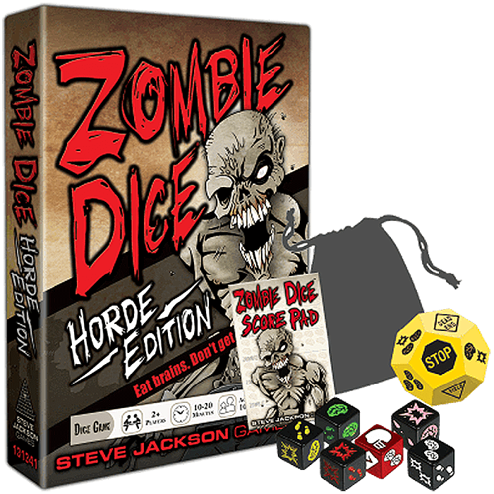 Zombie Dice Horde Edition Board Game Monopolis Toko Board Games